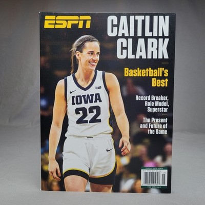 ESPN Caitlin Clark Basketball's Best Magazine 2024 Iowa Hawkeyes Softcover NCAA