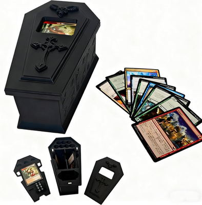 Premium Coffin Deck Box for MTG Commander, Vampire Edgar Markov