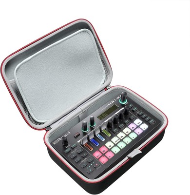 RLSOCO Hard Case for Roland MC-101/TR-6S (Black) Black 