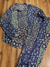 Victorias Secret Afterhours Silky Satin Pajama Set Pajamas Women's Size L