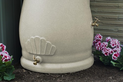 Good Ideas RWURN50-SAN 50 Gallon Rain Water Saver Wizard Barrel Urn, Sandstone - Picture 11 of 11