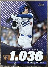 2025 Topps Series 2 OPS Leader #OPS-2 Shohei Ohtani Los Angeles Dodgers