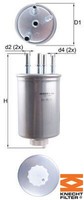 Knecht KL1026 Kraftstofffilter Kraftstoffilter FüR Jaguar