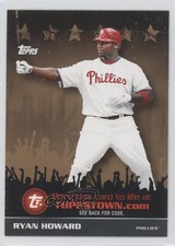 2009 Topps ToppsTown Redemption Code Cards Gold Ryan Howard #TTT9 0j5