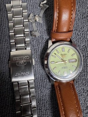 Seiko 5 Automatic 7S26-02W0 Lume Dial 38mm Men's Watch | eBay