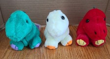 NWT/Protector Swibco Puffkins Lot of 3 Dinosaurs Plush stuffed animal