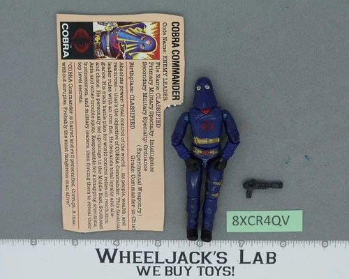 Cobra Commander V2 MAIL AWAY 100% Complete G.I. Joe 1984 Hasbro Vintage Figure