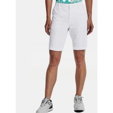NWT Under Armour Womens Links Woven Short White Golf Active Size 8
