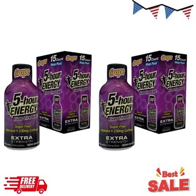 5-hour ENERGY Shot, Extra Strength, Grape, 30 Count