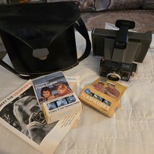 Vintage Polaroid Colorpack Instant Camera With Original Case And Manual