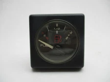 Bayliner Capri Arriva Faria  Square Black Face Fuel Gauge  1980s-1990s