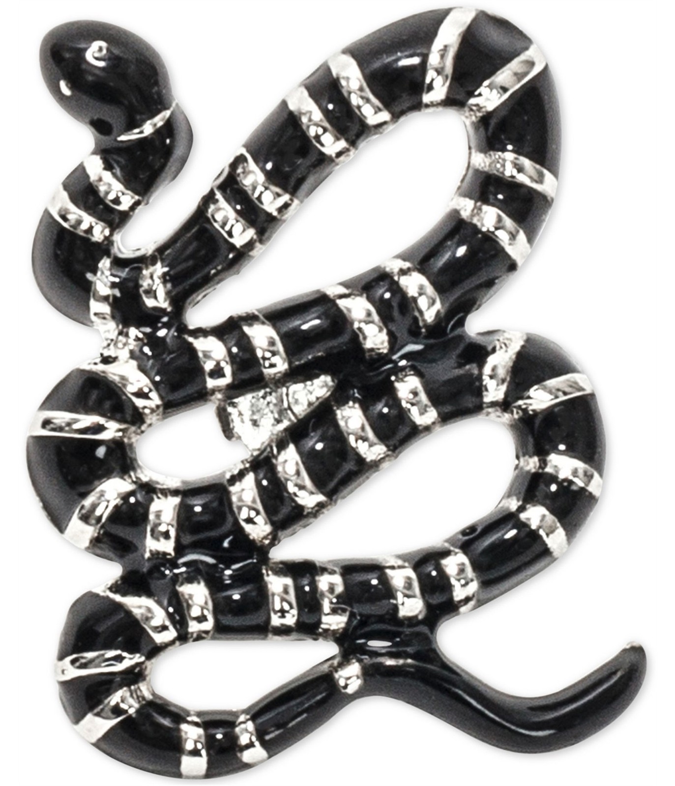 подарок Унисекс-Брошка-змейка для взрослых Черная Один размер 2890₽