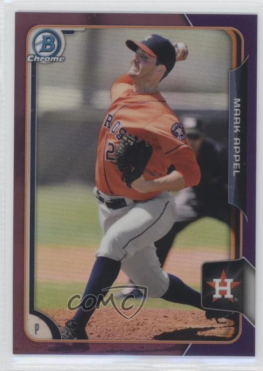 2015 Bowman Chrome Prospects Purple Refractor 141/250 Mark Appel #BCP85 3q5