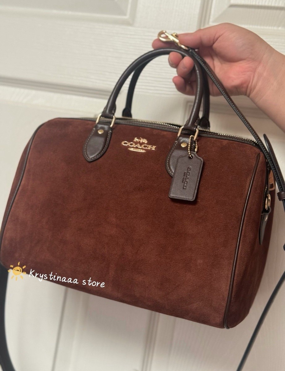 Coach Suede Rowan Large Satchel Bag CCC79 NWT Limited Edition | eBay