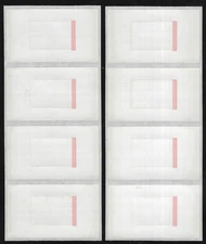 US Stamps: BOB; Blank APC/CVP Labels; 2004-11 IBM/Pitney Bowes Type; 2 Strips/4