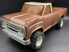 Tonka Dodge Pick Up Truck Vintage Pressed Steel Bronze Harder To Find Color LOOK