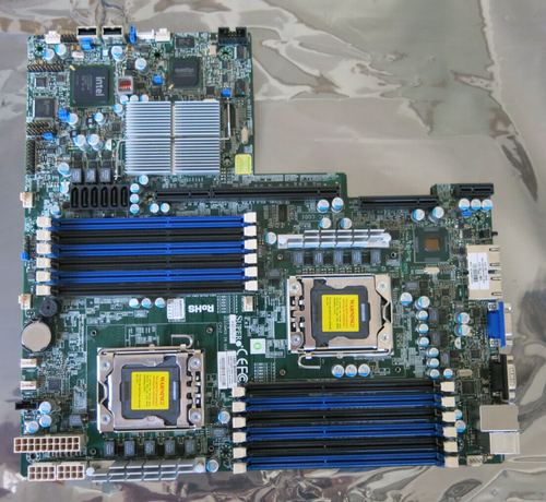 SuperMicro X8DTU-F Motherboard LGA 1366 2 CPU Sockets 12x DDR3 slots Rev. 1.3 - Photo 3/10