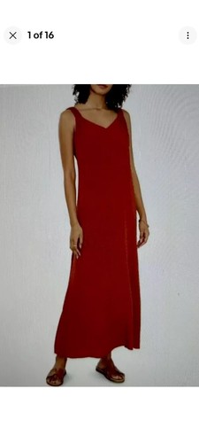 vince camuto tie it up maxi dress size 1x new With Tags Rust Color. Fun Summery