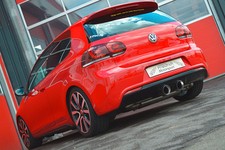 FMS Gr A Duplex Sportauspuffanlage VW Golf VI Bj 2008-12 für R-Heck 2WD 2.0l TDI