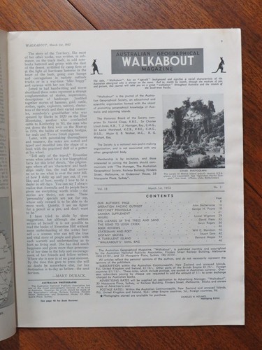 Walkabout magazine March 1952 - COR ad, Manus Island post WWII - Picture 2 of 5