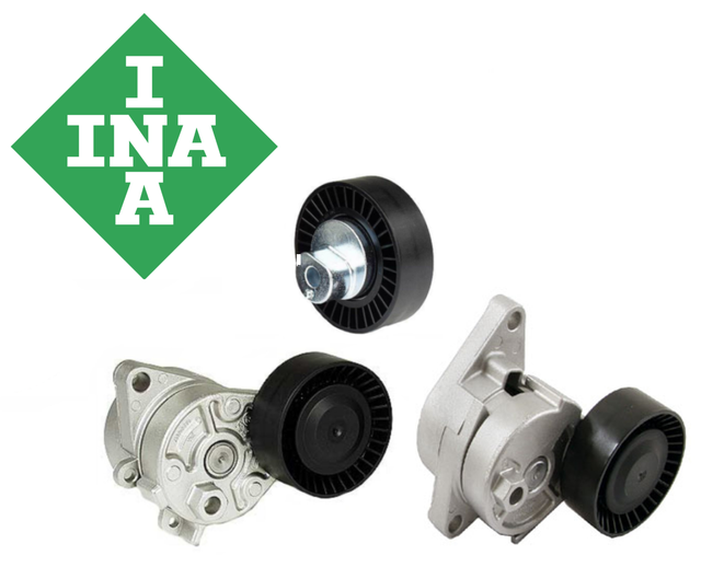 OEM Drive Belt Tensioner AC Tensioner Idler Pulley Kit 3pc BMW E46 E39