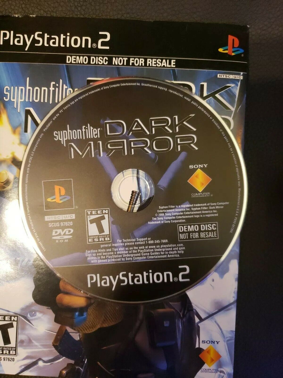 Syphon Filter: Dark Mirror Demo Disc (Sony PlayStation 2 PS2) *NOT FOR  RESALE*