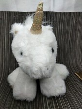 F.A.O Schwarz 2022 8" White Plush Unicorn