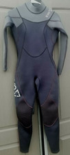 EVO Women's EVO Elite 3MM Wetsuit Full Black Gray Pink Size 3/4