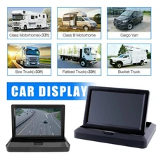 Backup Camera Car Rear View Wireless HD Parking System w/ 5" LCD Screen Monitor