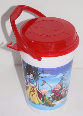Walt Disney World Parks Happy Holidays Snow White & Seven Dwarfs Popcorn Bucket