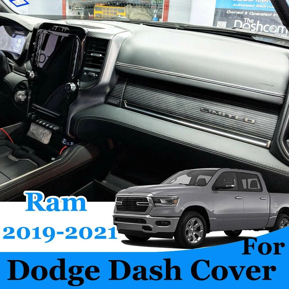 Dash Cover Mat Dashmat 2019 2020 2021 For Dodge Ram 1500 2500 3500