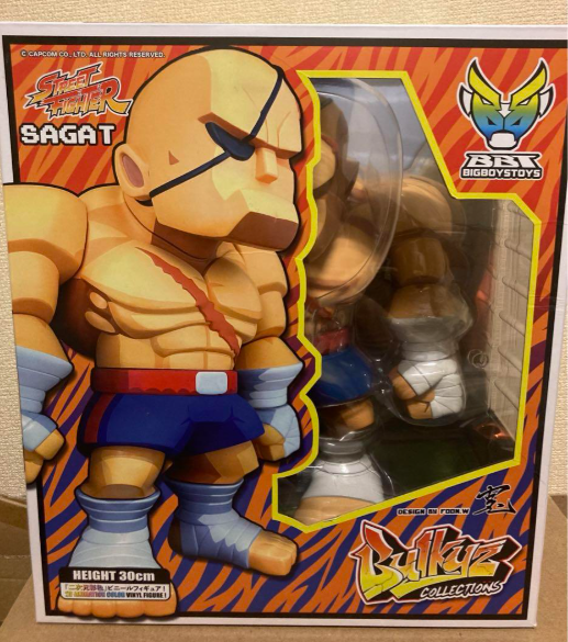 SAGAT Street Fighter 2D Pre-painted Vinyl Figure 30cm Pre-painted