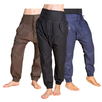 PANASIAM Yogipants Typ2, Haremshose baggy Freizeithose Umstandshose, NEU, FAIR