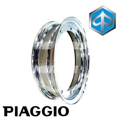 Cerchio VESPA/PX/125/150/200 SPECIAL/PK/XL/HP/V cerchione cromato 3.00 3.50 10