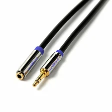 3' ft Headphone Speaker Extension cable 1/8" 3.5mm Stereo Jack Male to Female PR