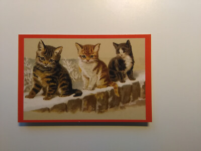 Postkarte Three Kittens v. Museums & Galleries Collection  London