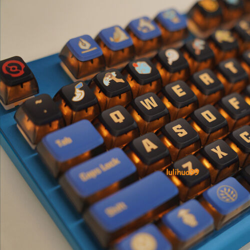 DOTA2 TI12 Theme Keycaps Official PBT 119 keys ASA Height For CHERRY MX keyboard - Picture 4 of 7