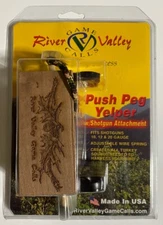 River Valley Turkey Calls Push Peg Yelper Box Call w/ Shotgun Attachment Hunting