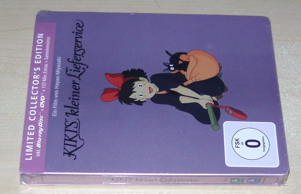 KIKIS KLEINER LIEFERSERVICE LIMITIERTE STEELBOOK EDITION BLU RAY + DVD  NEU &OVP - Bild 4 von 4