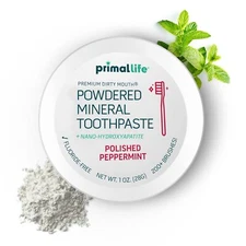 Primal Life Organics Peppermint Toothpowder 1 oz (Pack Of 6)