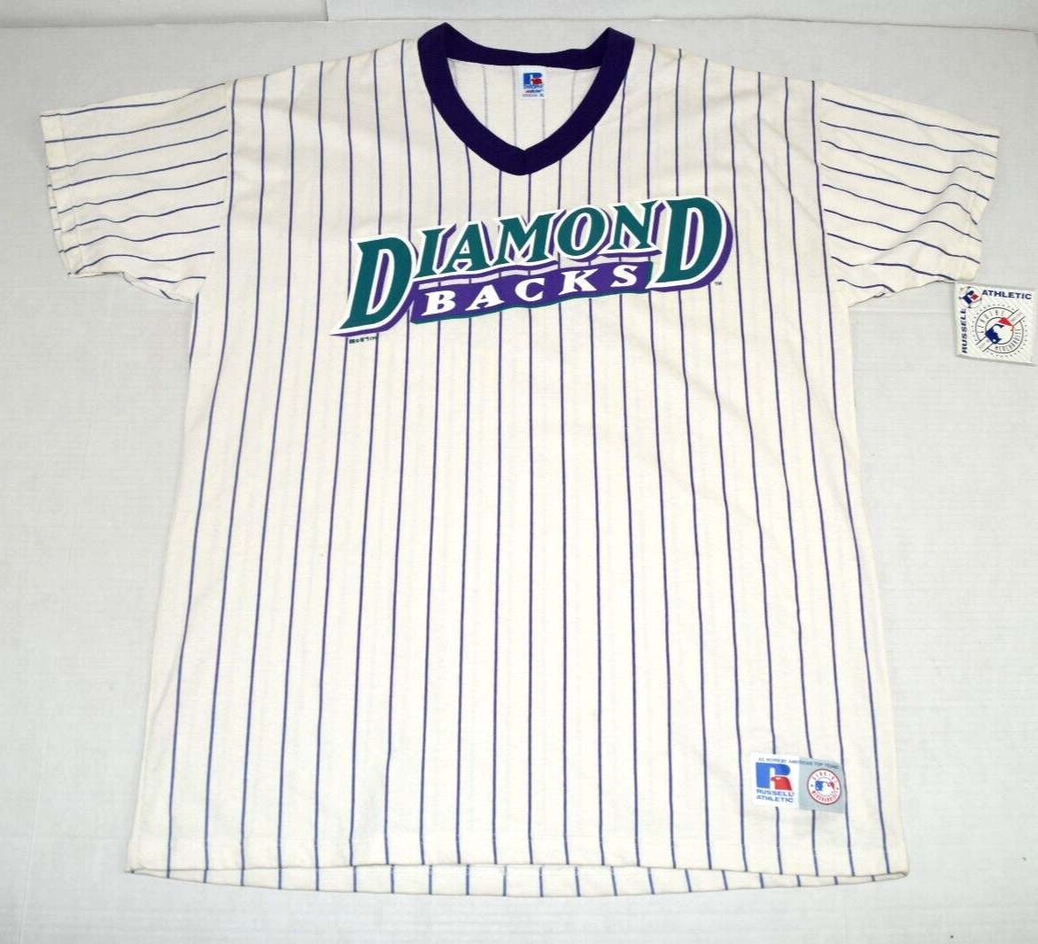 Vintage MLB Jersey Russell Size L Arizona Diamondbacks 1997