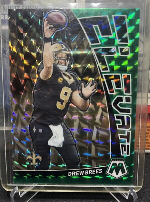 2023 Panini Mosaic - Elevate Green Mosaic Prizm #E-DB Drew Brees