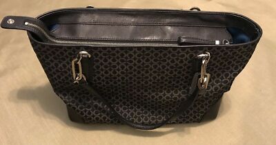 Authentic Coach G1320-26767 Black Handbag Tote Pre-owned, Good