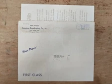 Vintage 1954 ABC News Report. CBS Television Biography Florence Halop. & Cover