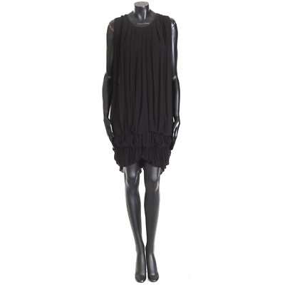 GIVENCHY 4000$ Little Black Dress - Black Crepe, Ruffled & Pleated | eBay