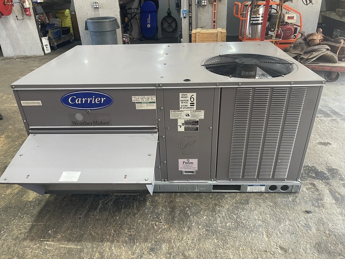 Carrier WeatherMaker 3 ton rooftop, Heat Pump model 50KCQA04A2M6A2B2C0 |  eBay