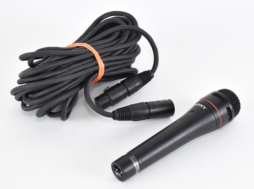 Sony F-BM7 Dynamic Microphone with Rapco RSMCA Balanced Line Mic Cable ...