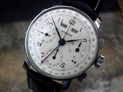 Stunning 1940’s Eterna Triple Calendar Gents Vintage Watch UK