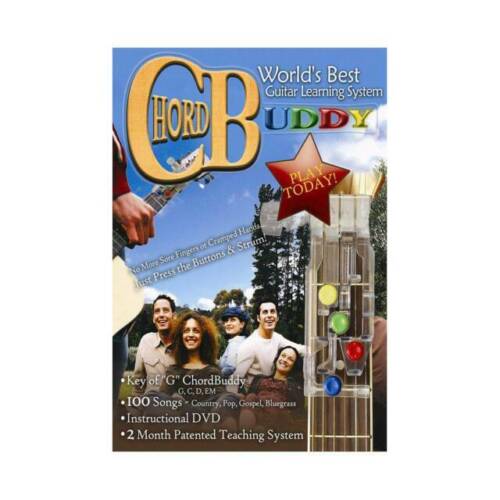 CHORD BUDDY Guitar Learning System COMPLETE w/ Song Book & DVD Teaching Practice - Picture 1 of 1