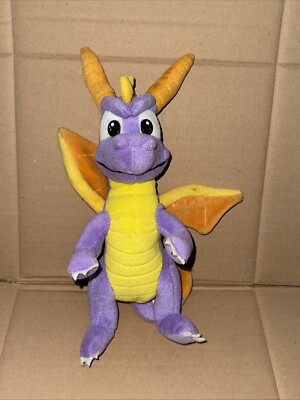 2001 Play-by-Play Spyro Dragon - Medium Soft Plüsch Stofftier Teddy Spielzeug Puppe PS1